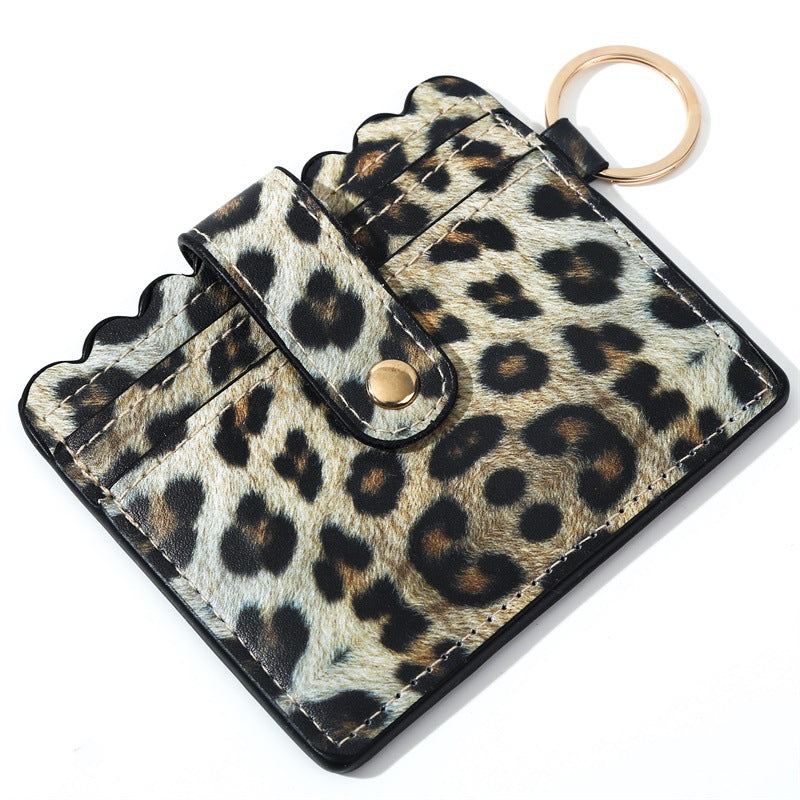 Bolsa De Tarjeta De Llavero De Cuero De PU Al Por Mayor